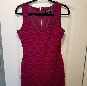 Guess Fuschia Mini Dress